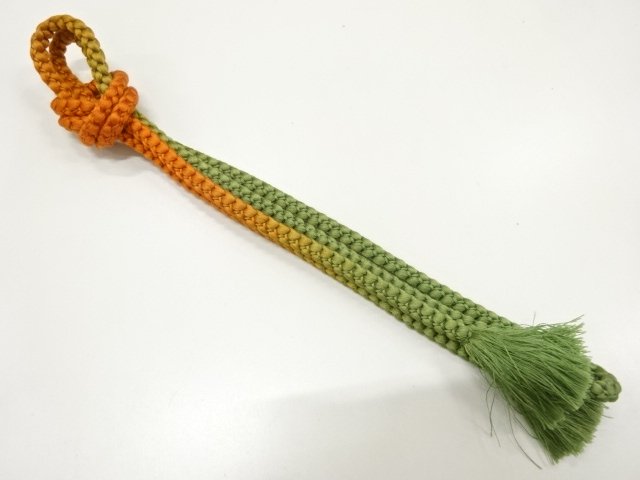 JAPANESE KIMONO / HAND-TIED OBIJIME